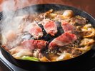 【山形牛鍋】上質な肉質の「山形牛」を焼肉orすきやき両方味わえる贅沢鍋