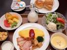 レストラン「嵯峨野」朝食（一例）