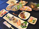 ・【夕食一例】手の込んだ和食の中に豪快さと繊細さを持つ当館自慢の会席料理