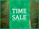 【TIME　SALE】今だけお得なセール価格！