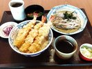 海老天丼&ミニそばセット