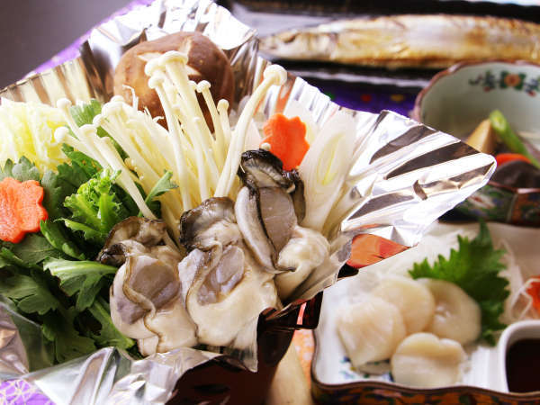 夕食単品＿海鮮鍋は時期によってお出しするものが変わってきます！