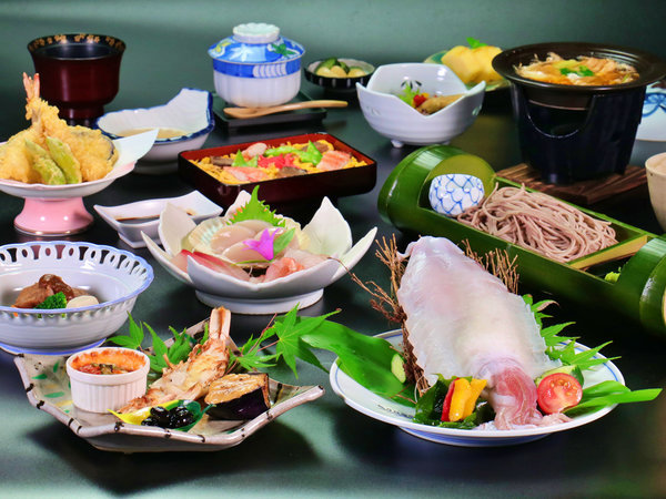 堅木屋のプラン「【烏賊姿造り×旬彩会席】日本料理の伝統と京丹後の旬の恵みに舌鼓＜1日2組限定＞」