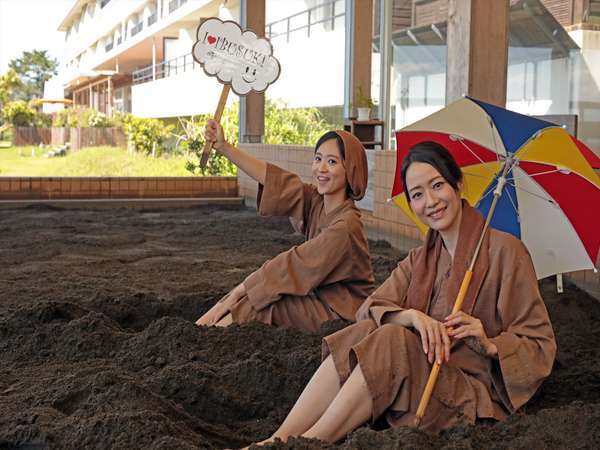 指宿名物「砂むし温泉」を愉しむ