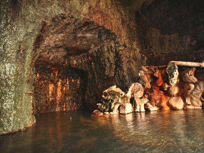 400年前より美人の湯が湧き続ける会津屋自慢の洞窟風呂
