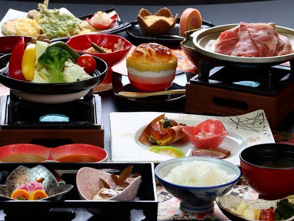 ３つの源泉掛け流し貸切風呂　湯宿温泉　太陽館　のプラン「【7/18（金）までの期間限定】品数少なめでお得プラン◆貸切風呂1回無料もつきます」