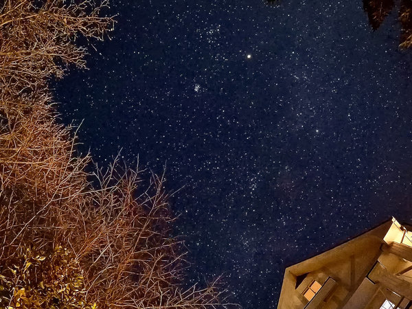 冬は星空がひときわ綺麗です。天の川も見れるかも♪