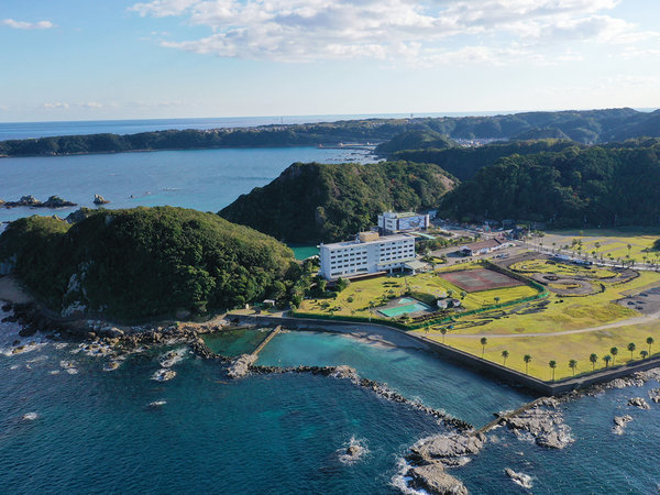 海に囲まれたロケーション