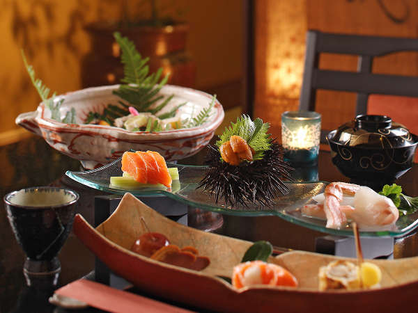 【会津郷土料理会席（一例）】ここでしか味わえない、心に残る会食をお楽しみください。