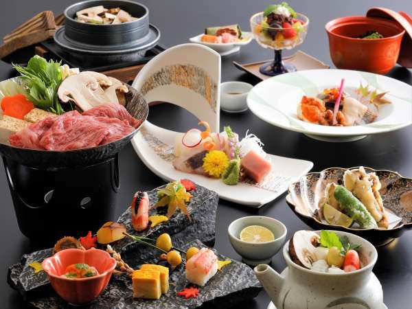 奈良の名産や旬の食材を取り入れた別邸懐石料理