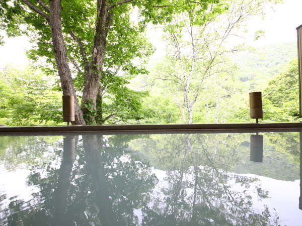 志賀高原 白い温泉 渓谷の湯の写真その2