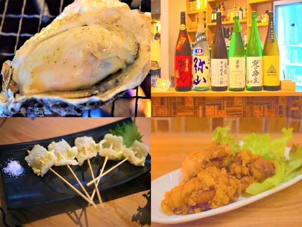 広島の地酒や食材をお楽しみください！