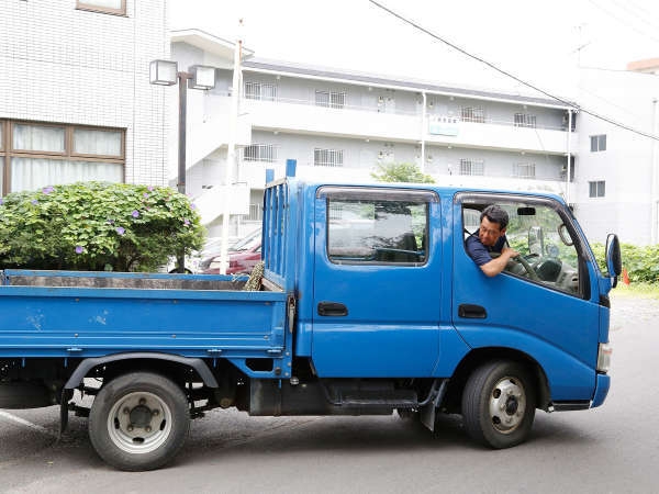 ■工事車両の駐車もＯＫです