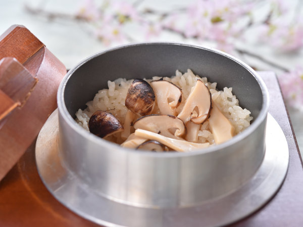 松茸山荘　のプラン「松茸釜飯＆松茸お吸い物～通年松茸料理2品コース～（1泊2食）」