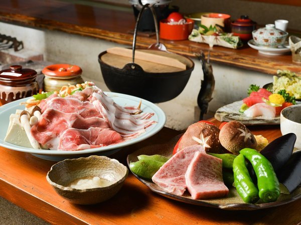 奥天竜　不動温泉　佐和屋のプラン「【囲炉裏端料理プラン】炭火の炎と、懐かしい囲炉裏を囲む時。」