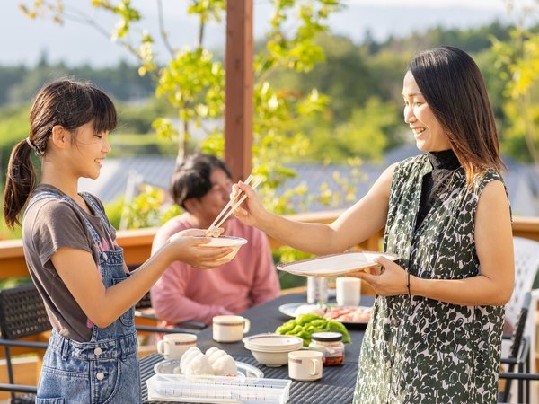 【FRANPING】BBQセット（夕食）地元野菜をはじめ、阿蘇ならではの新鮮な食材を使ったBBQ