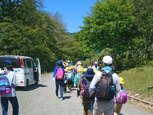 夏は登山客でにぎわいます