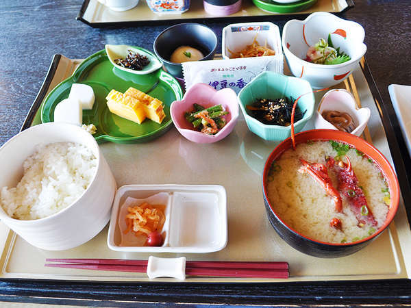 伊豆今井浜温泉旅館　心のどかのプラン「【朝食のみ】夕食なしなので仕事終わりにチェックイン♪朝はゆっくり美味しい朝食！！」