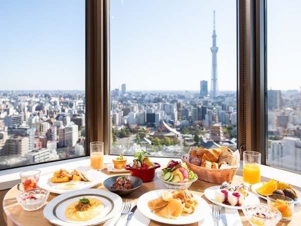 【朝食】開放感あふれる空間で至福な朝食を