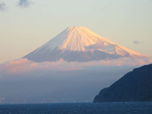 *車で５分で世界遺産の富士山が見られます。