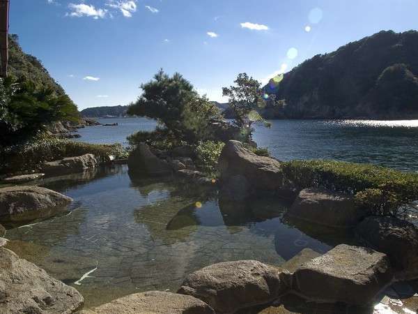 眺望露天風呂 汐見の湯 ホテルなぎさやの写真その2