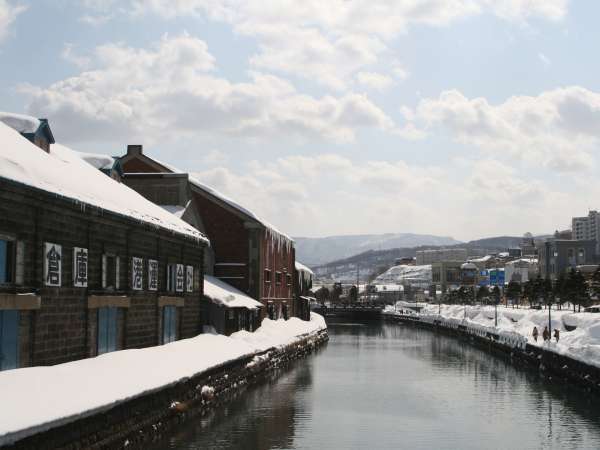 小樽運河（冬）昼