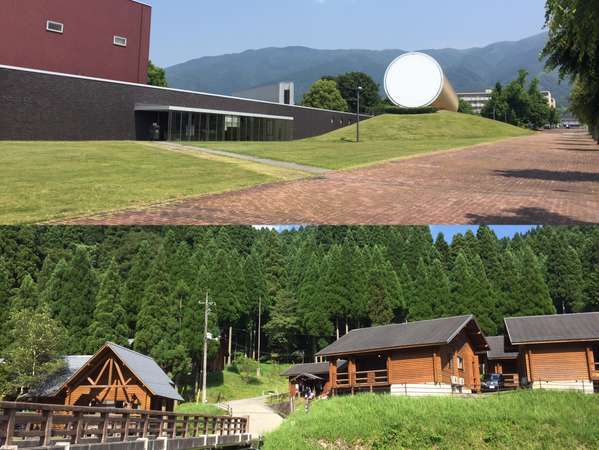 【周辺観光スポット】奈義町現代美術館♪ファアマースマーケット♪トムソーヤ冒険村♪など