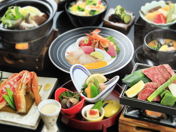【夕食／牛蟹会席】山陰の食を堪能　※一例
