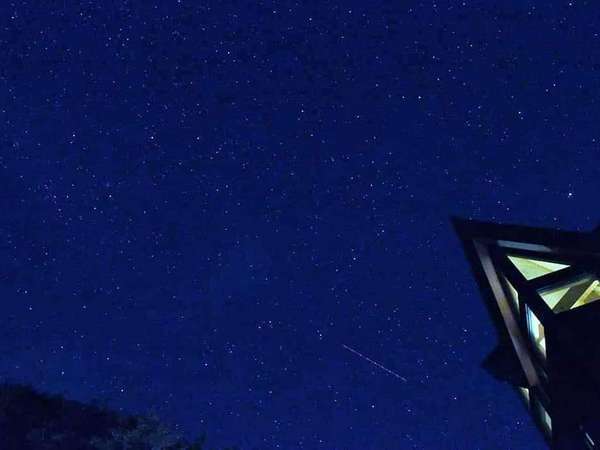 満点の星空☆夏季は流れ星が見えます♪