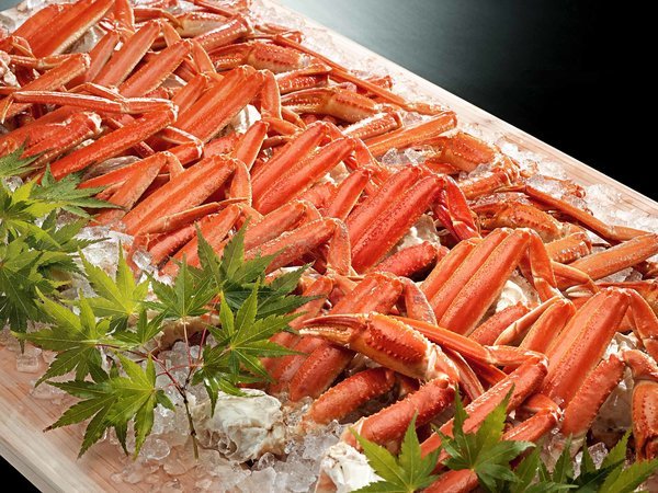 大江戸温泉物語　ながやまのプラン「【特定日】【グルメプラン】本ズワイガニ食べ放題（ツメ、脚）付1泊2食　基本バイキングプラン　」