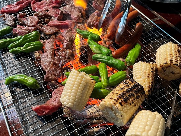 *食材はお持ち込みで♪車で5分圏内に美味しい精肉店や道の駅があるので食材には困りませんよ♪