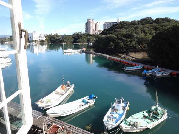 窓から見える風景