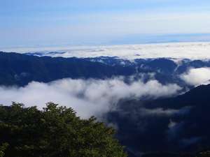 埼玉方面を望める１７畳の部屋からの雲海