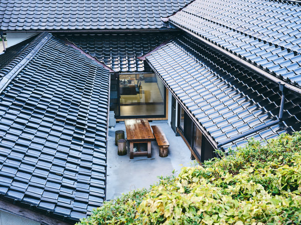 隠れ家的な中庭付平屋