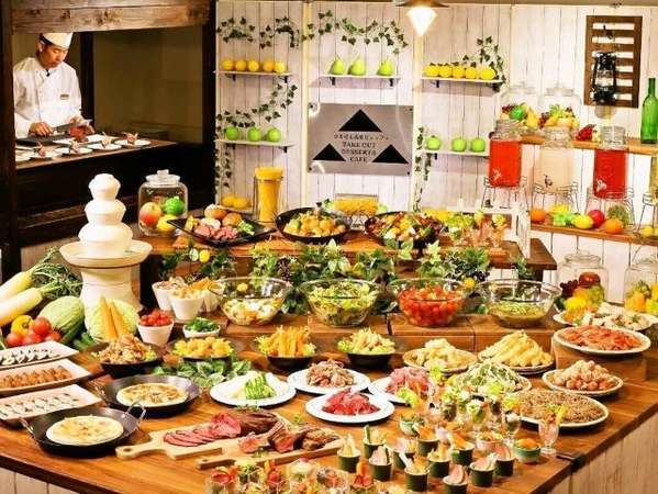 贅を尽くしたビュッフェもお楽しみになれます