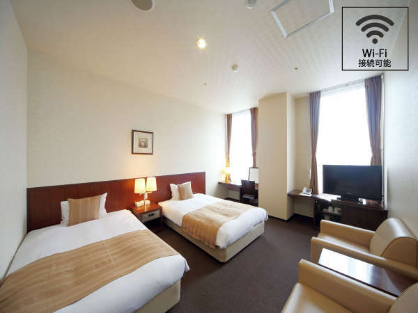 禁煙コンフォートツインAのひと部屋(一例)