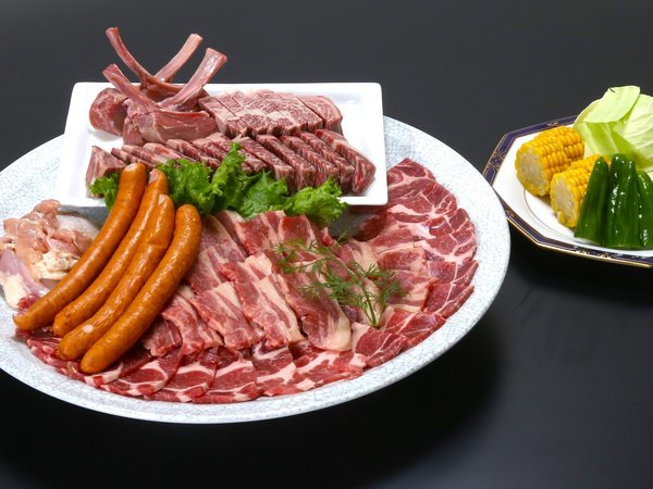 倉敷シーサイドホテル金波楼のプラン「【期間限定】ガーデンBBQミート〈デラックス〉＆飲放題（90分）　温泉大浴場＆フリードリンクコーナー付」
