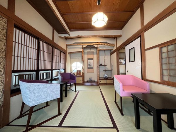 源泉掛け流し　四季彩々の隠れ宿　富士乃湯のプラン「【特別室】１日1組限定！築100年の数寄屋造り特別ラウンジのアクセス権付プラン！」