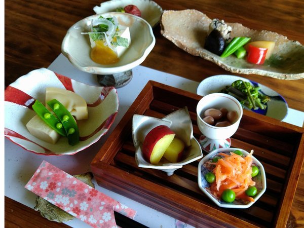 高千穂の野菜を使った和食