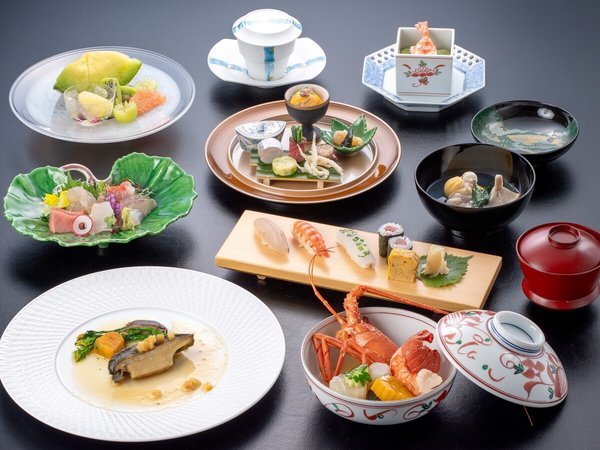 志摩観光ホテル　ザ　ベイスイートのプラン「【和食会席　/　和食とフレンチを愉しむ】「鮑ステーキ」を組み合わせた「贅」会席＜夕朝食付＞」