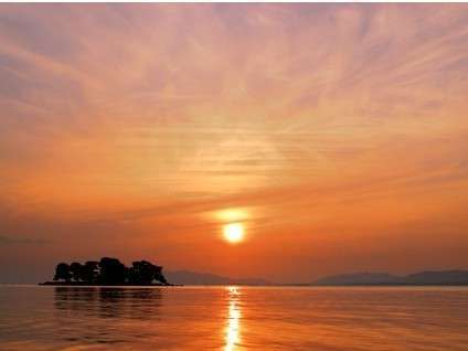 刻々と変わりゆく美しい宍道湖の夕日