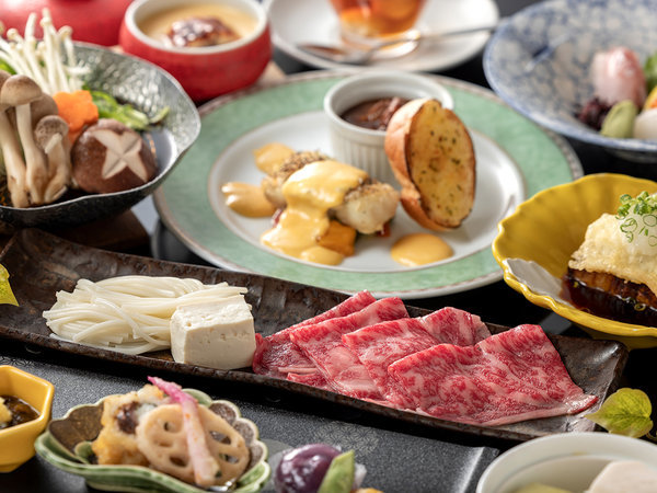 【ご夕食】長崎和牛と旬彩会席（画像はイメージです）