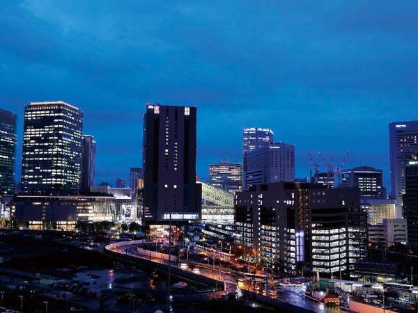 大阪駅方面の夜景