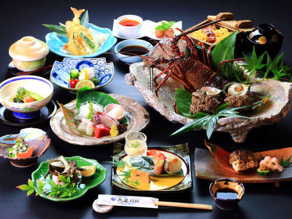 玄界灘を望む”食”の宿　魚屋別館のプラン「伊勢海老＆玄海海の幸◎これぞ贅の極み「漁火懐石」」