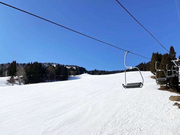 奥神鍋スキー場は、神鍋高原で最も標高が高いスキー場です。