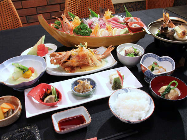 伊豆の食材を使った創作和食（一例です）