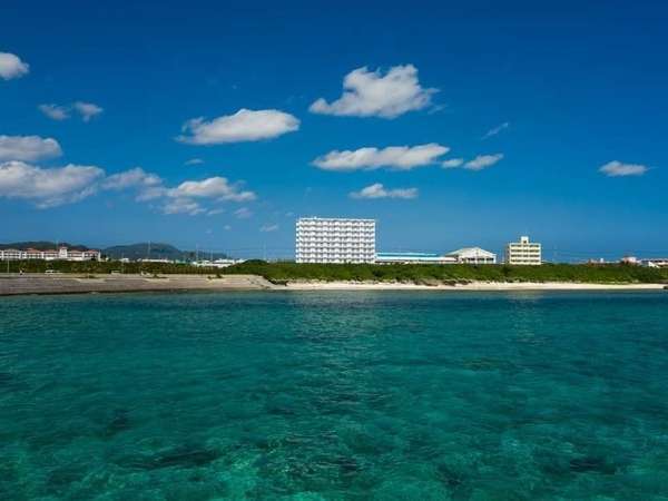 外観と海遠目からの空撮