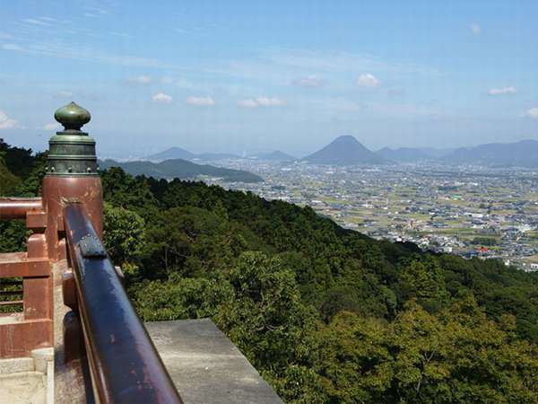 こんぴらさんからの「讃岐平野」の情景を望む