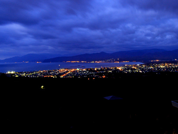 岩内町の夜景をお楽しみください☆