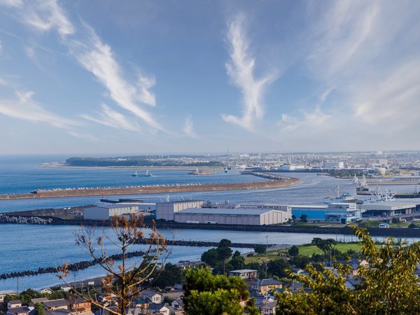【ホテルからの景観】焼津漁港方面の景観